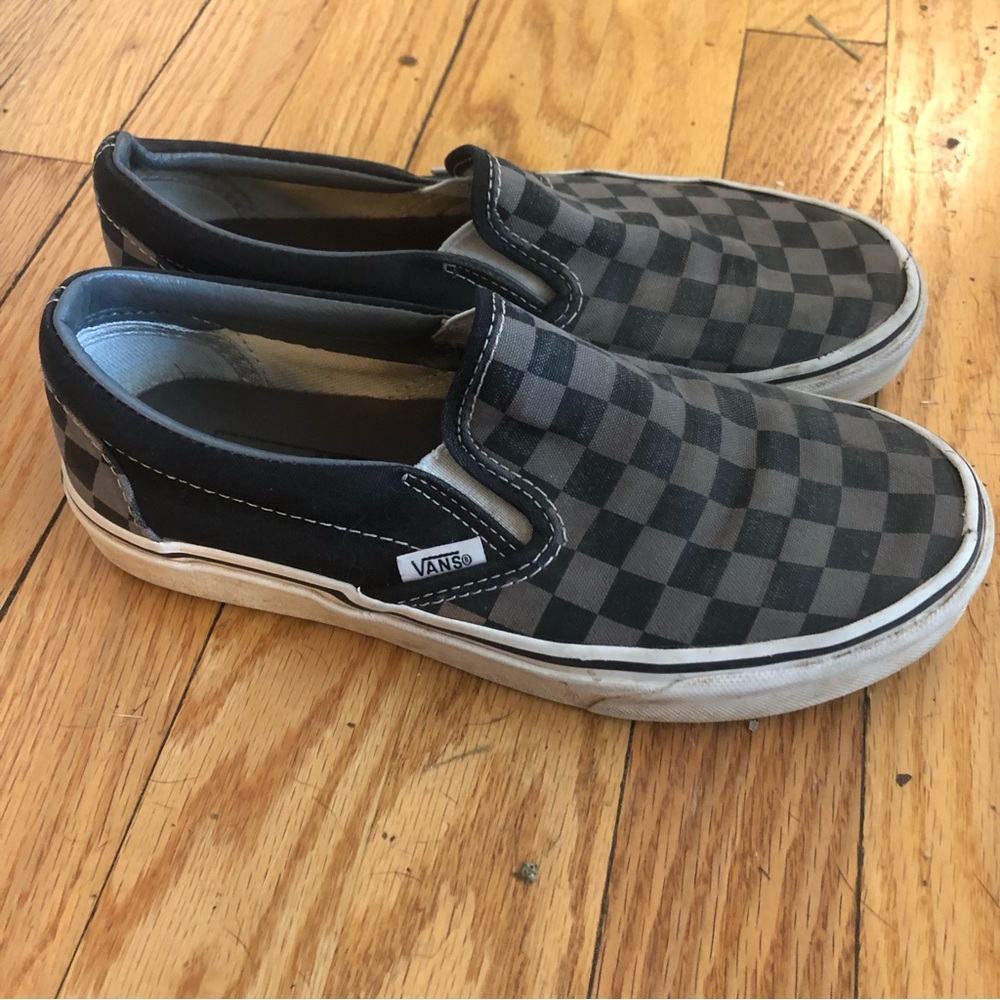 COPY - Vans Classic Checkerboard Slip On Sneakers Shoes Skate Black Gray